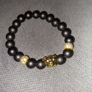 Bulldog Agate For Grounding & Emotional Balance Crystal Bracelet